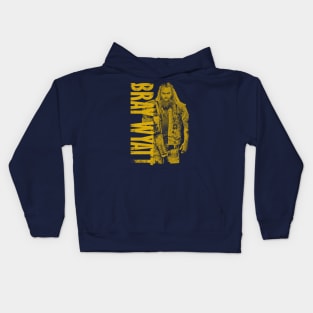 Bray Wyatt Yellow Vintage Kids Hoodie